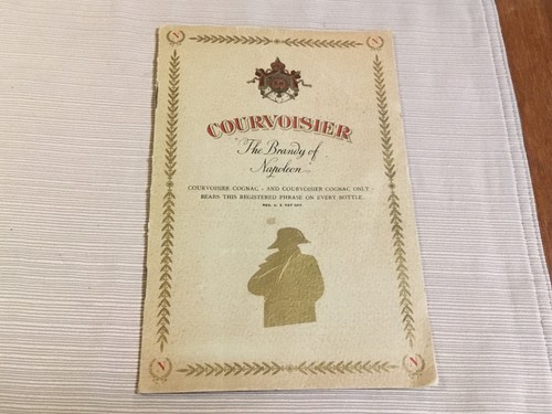 Courvoisier cognac brochure - courvoisier,