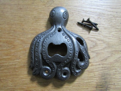 Rustic bottle opener - rustic, cast