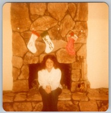 Vtg Color Snapshot Woman