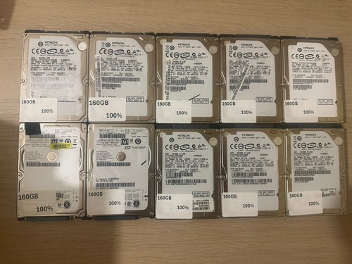 Joblot 160gb laptop hard - 10,