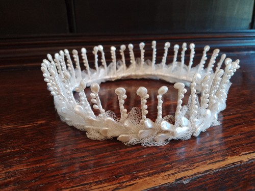 Vintage wax bead bridal - vintage,