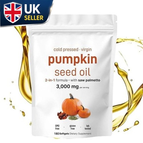 Pumpkin seed oil 3000mg 180 - oil,