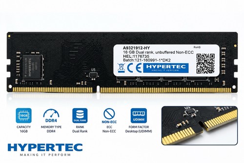Hypertec 16gb ddr4 - desktop, ram