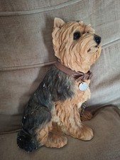 Yorkshire Terrier Yorkie Leonardo  Walkies ornament. Height 11". See Description