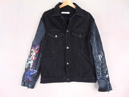 Givenchy denim jacket leather - jacket,
