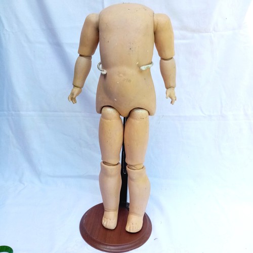 Antique composition doll body
