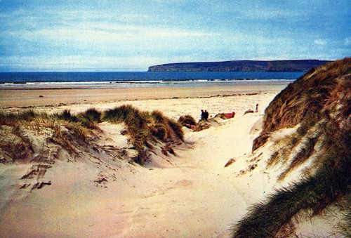 Scotland postcard dunnet sands - scotland,
