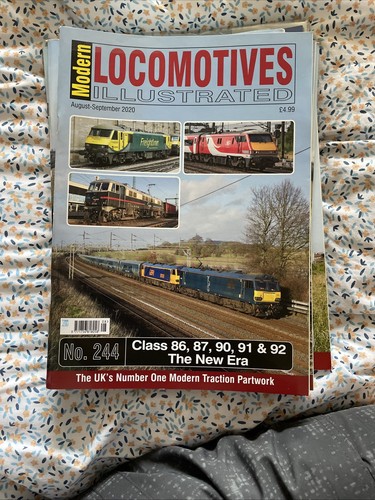 Modern locomotives illustrated - modern,