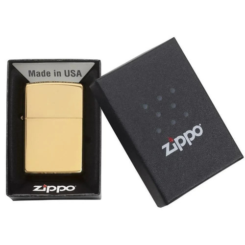 Zippo 254b high polish brass - zippo,