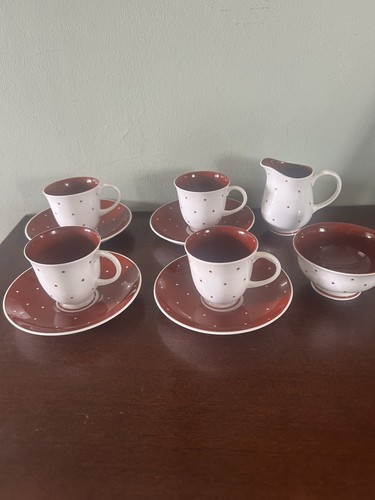 Susie cooper red - 4, white