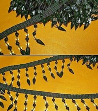 Jet Black Designer Curtain