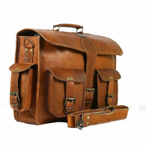 Leather laptop bag premium - leather,