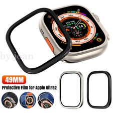 Full Tempered Glass Case Cover Protector For Apple Watch Ultra 1/2 49mm
