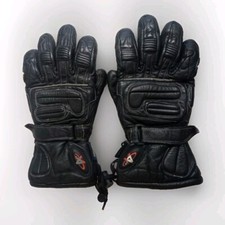 Akito Motorcycle Gloves Waterproof Black, White & Red | Size XS Extra Small 