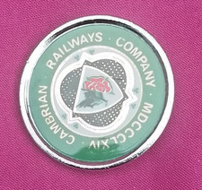 Cambrian Railway Company Railway badge . FREE POST