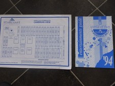 butlins pwllheli 1994 entertainment map+guide