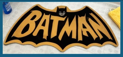 Batman retro logo rug - -, rug/door