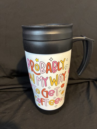 Thermal travel mug holds - travel,