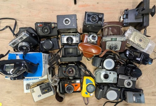 Vintage camera job lot nikon - job,
