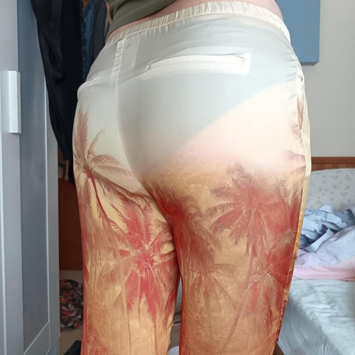 Zara palm tree silk - silk, m