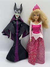 Pair Of Disney Maleficent & Aurora 12 Inch Dolls.