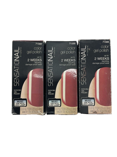 Pack sensationail color gel - sensationail,