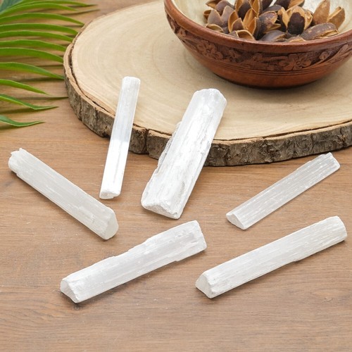 Rough selenite crystal - selenite, sticks