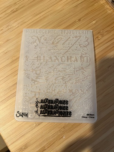Sizzix tim holtz alterations - tim,