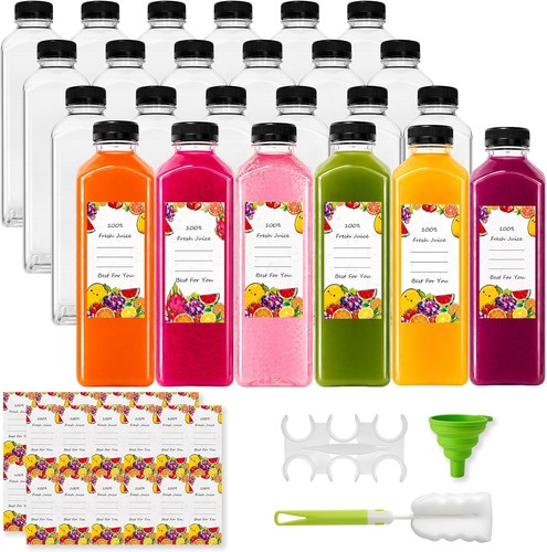 Plastic juice bottles - oz,