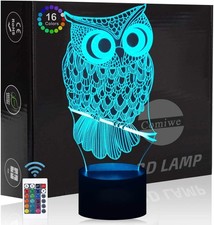 Comiwe Owl (A) 3D Illusion