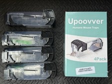 Upoovver Humane Mouse Trap 4 Pack Animal Friendly Catch And Release Mice Rat