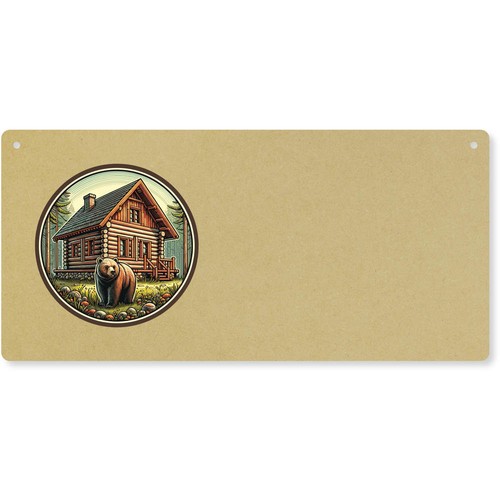 Log cabin with - cabin, large