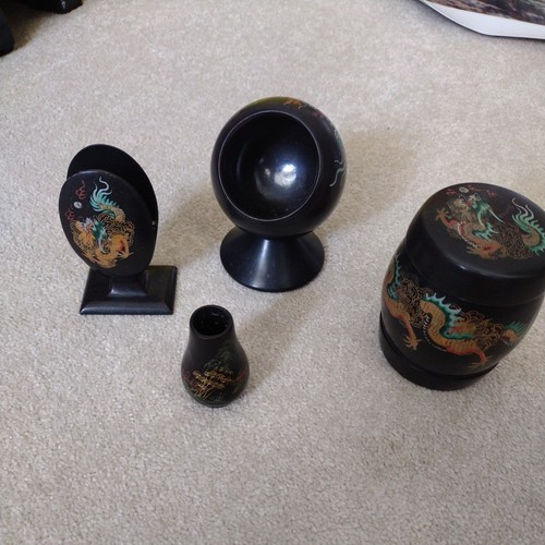 Japanese hand painted black - japanese,