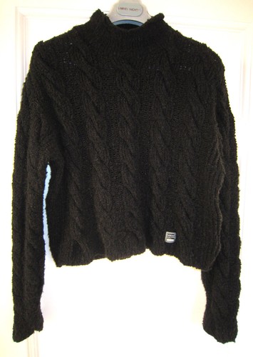 Versace cable knitted black