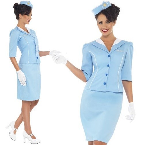 Ladies fancy dress air hostess - ladies,