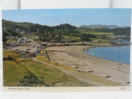 Vintage postcard caravan site - vintage,