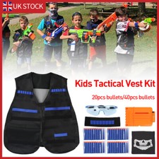 Kid Tactical Vest Kit for Nerf Guns N-Strike Elite Series Game Outdoor Christmas