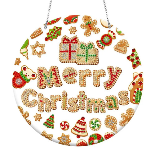 Diy merry christmas round - christmas,