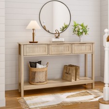 130cm Wooden Entryway Console