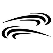 Camper Van Waves Stickers