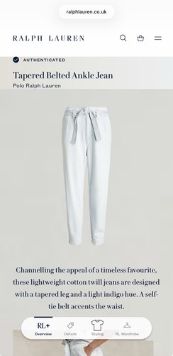 Ralph lauren tapered ankle - ralph,