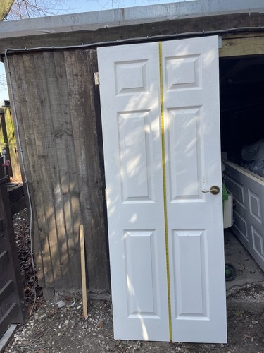 White six panel internal door - white, six-panel