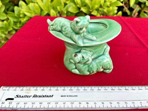 Sylvac vintage pottery top hat - top,