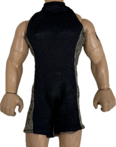 Action man doll black - man, green