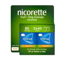 Nicorette Fruit 2mg Lozenge 80