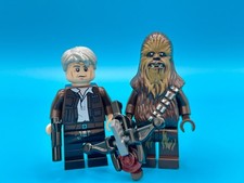 Lego Star Wars Old Hans Solo And Chewbacca Mini Figures (Chewy We’re Home) 