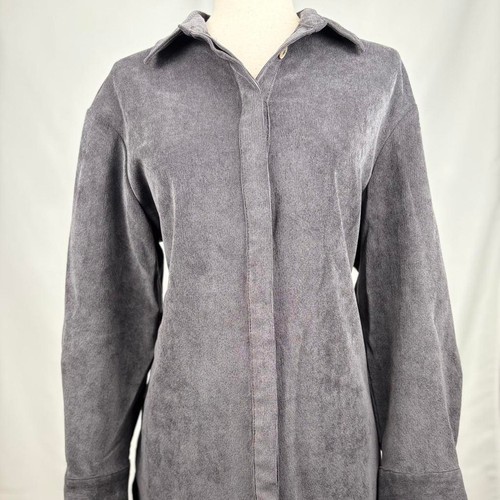 Zara gray corduroy shirt - , dress