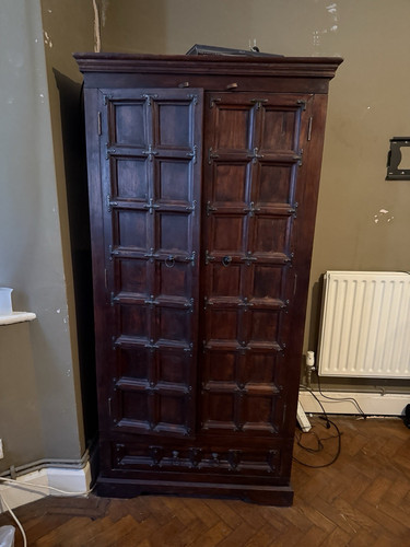 Dark wood freestanding - wood,