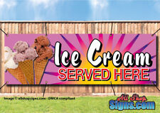 ICE CREAM SOLD HERE BANNER