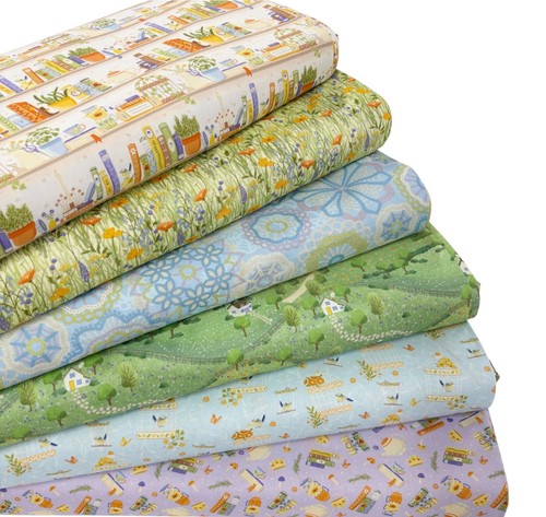 Cosy cottage fabric book - cosy,